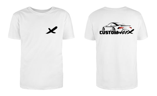 Audi Car Outline and Customwerx Logo Shirt